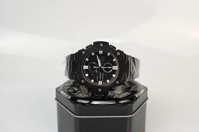 Casio Black White Rugged Carbon-Fiber-Textured Watch 4