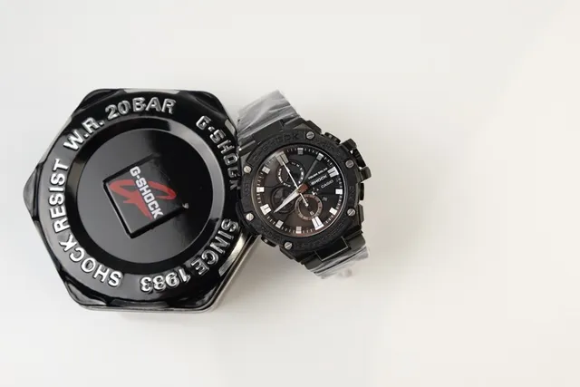 Casio Black White Rugged Carbon-Fiber-Textured Watch 6