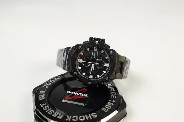 Casio Black White Rugged Carbon-Fiber-Textured Watch 8