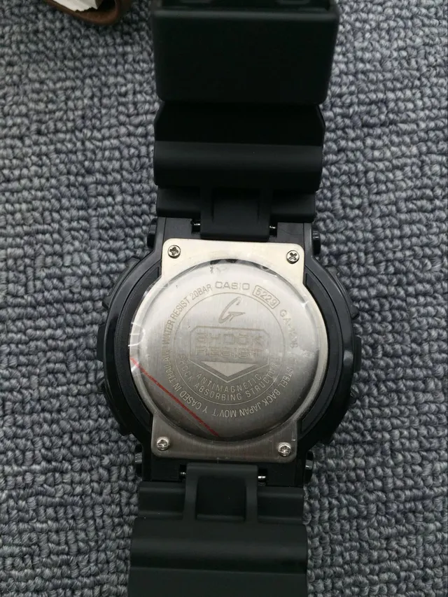 Casio G-Shock GA-100 Preto e Dourado Relógio Esportivo 8