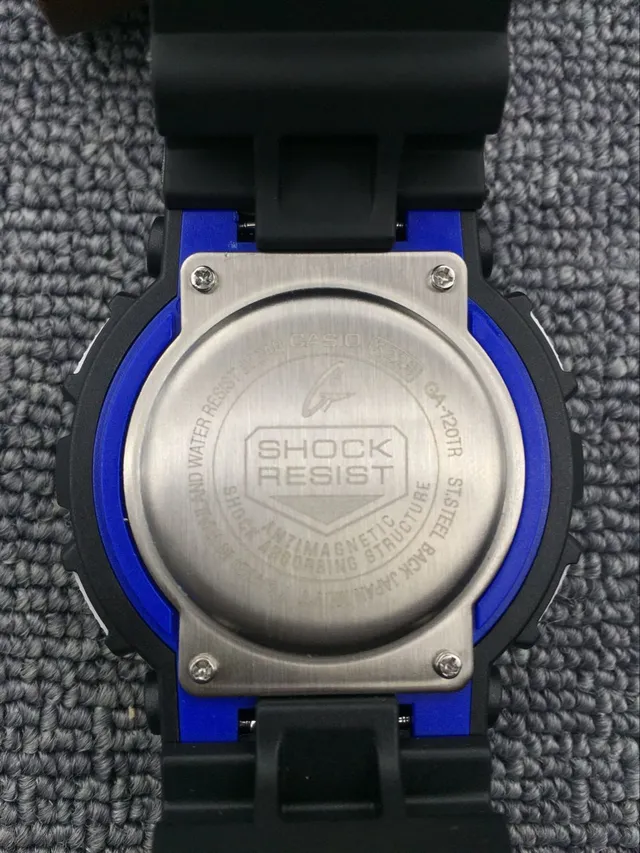 Casio G-Shock GA-100 Noir Orange Bleu Montre Sport 8