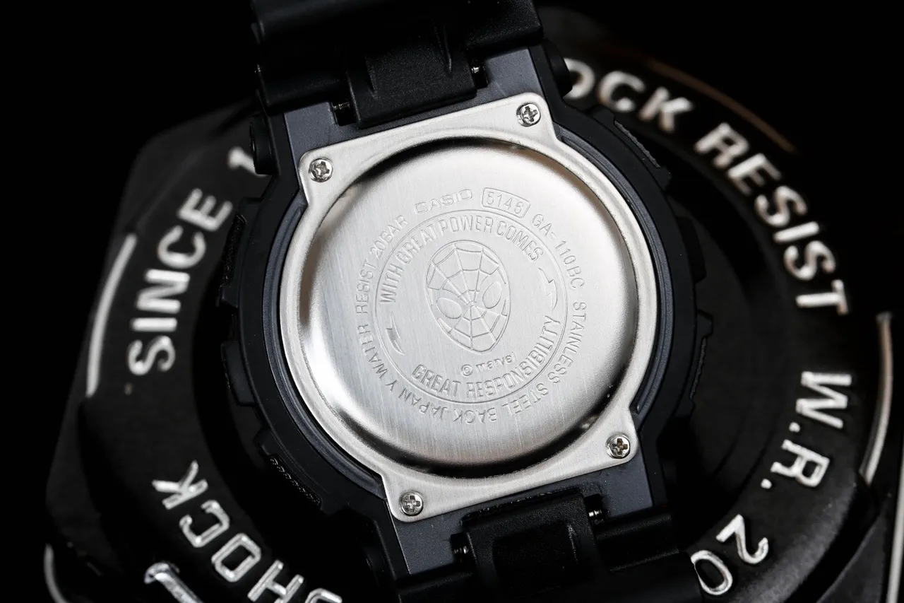Casio G-Shock GA-110 Red Black Sports Watch 7