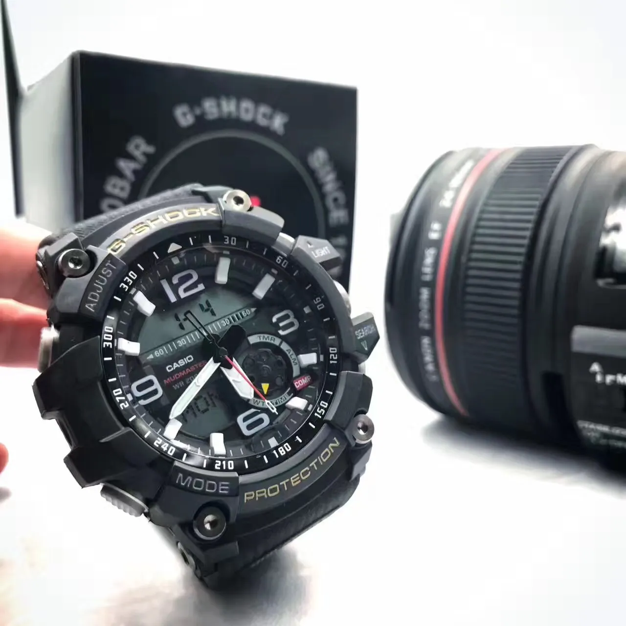 Casio G-Shock Mudmaster Black Red Yellow Sports Watch 13