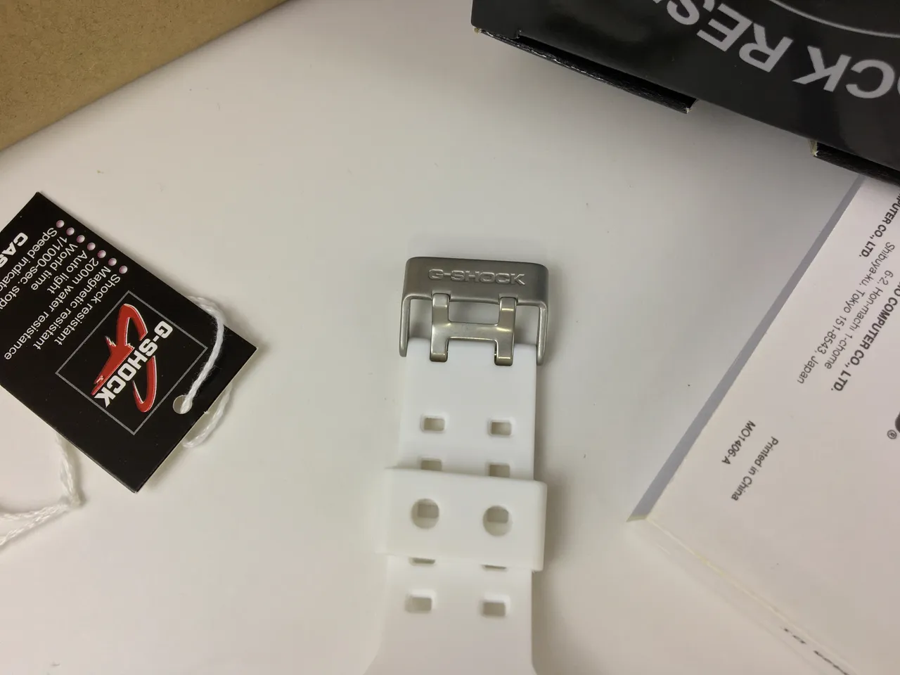 Casio G-Shock White and Rose Gold Sports Watch 8