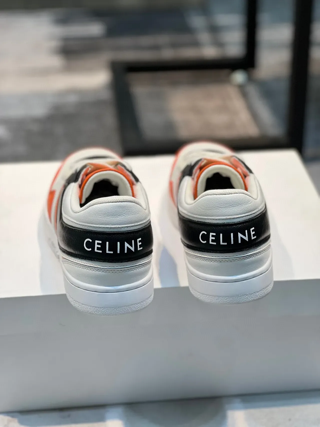 Celine CT-01 Orange and Black Lifestyle Sneakers 2