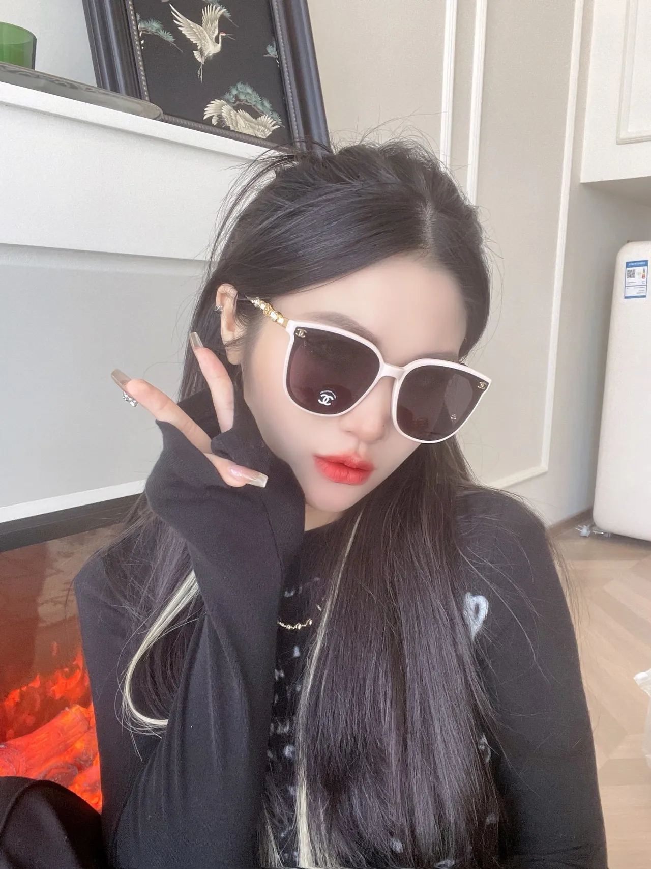 Chanel 棕金 玳瑁 醋酸 渐变镜片 太阳镜 3