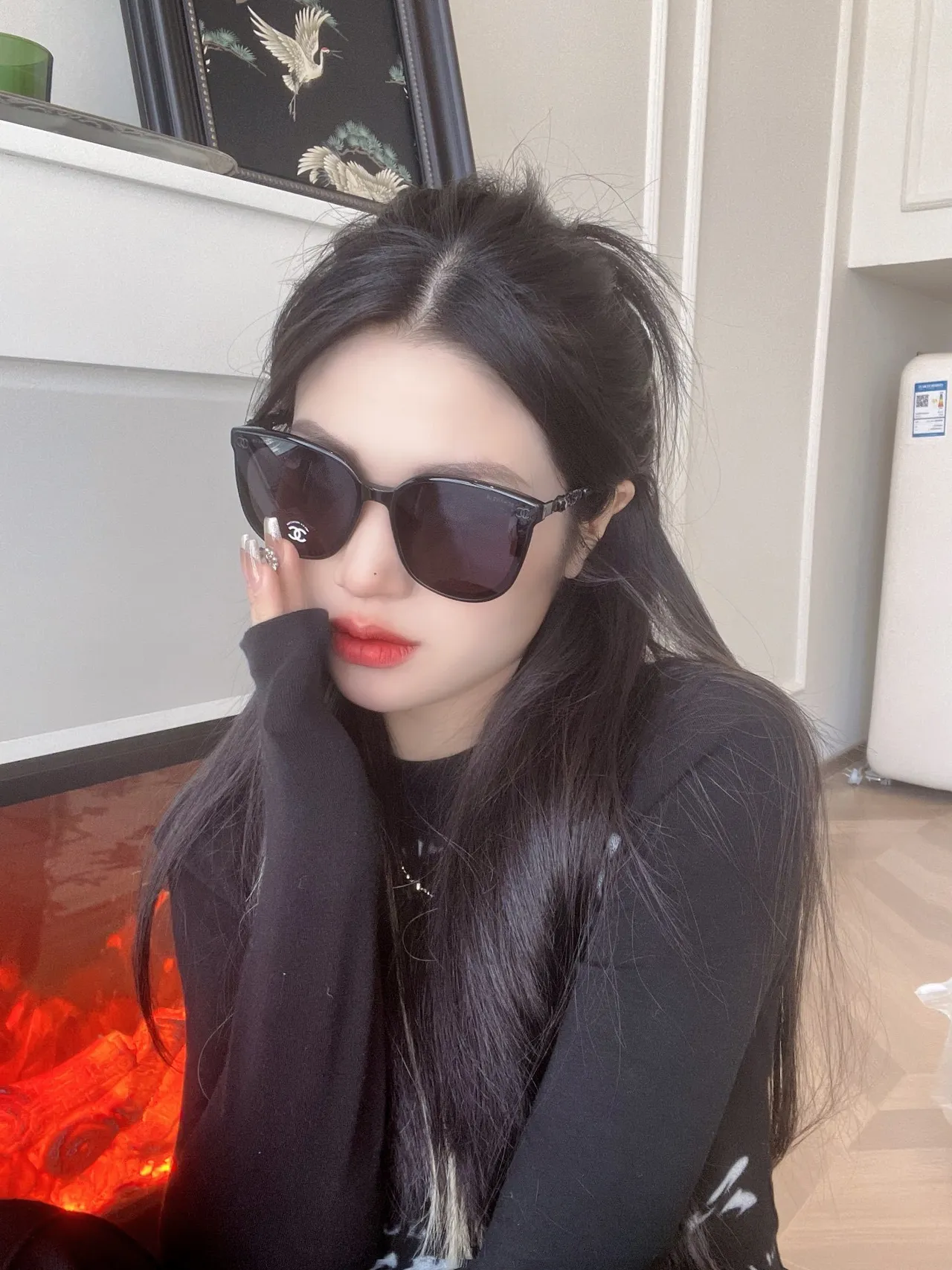 Chanel 棕金 玳瑁 醋酸 渐变镜片 太阳镜 5