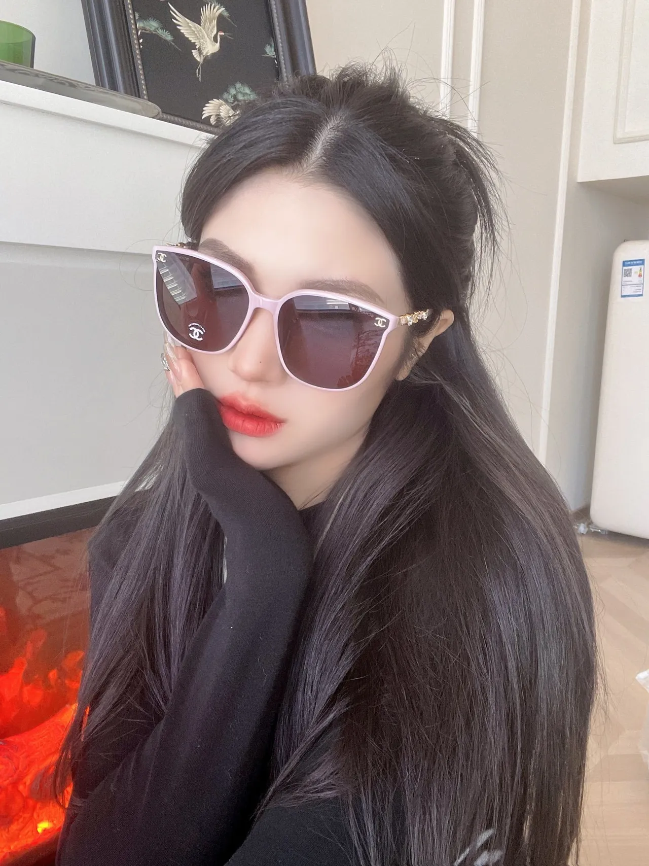 Chanel 棕金 玳瑁 醋酸 渐变镜片 太阳镜 6