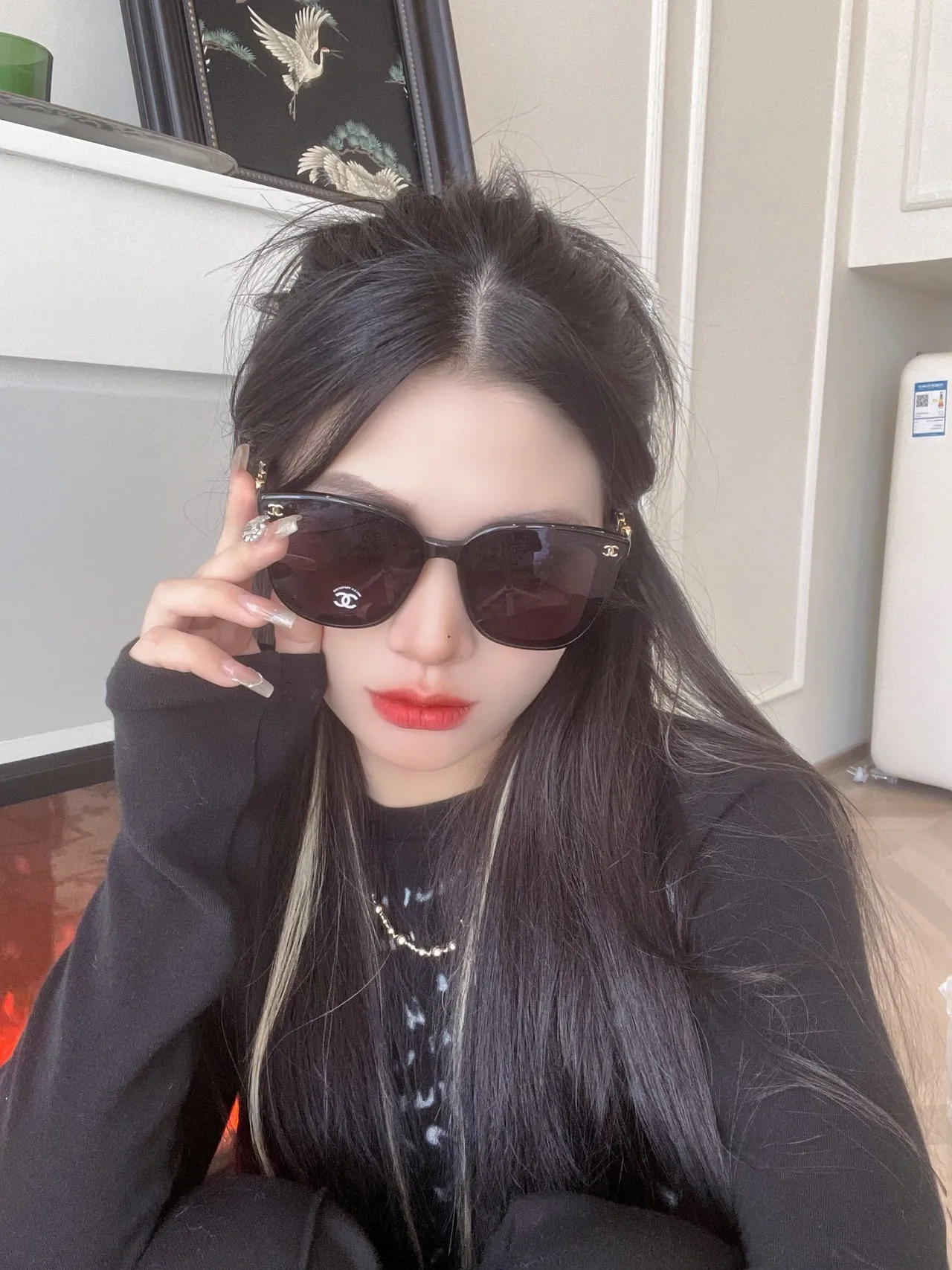 Chanel 棕金 玳瑁 醋酸 渐变镜片 太阳镜 8