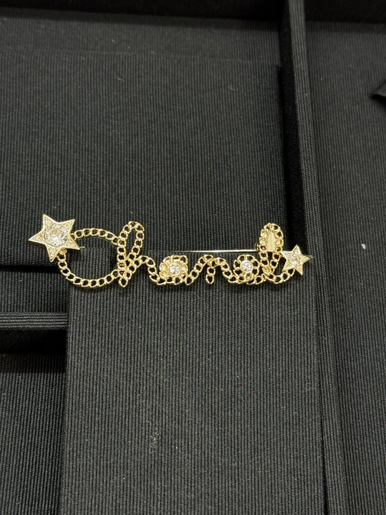 Chanel CHANEL Corrente Carta Cristal Estrela Broche 6