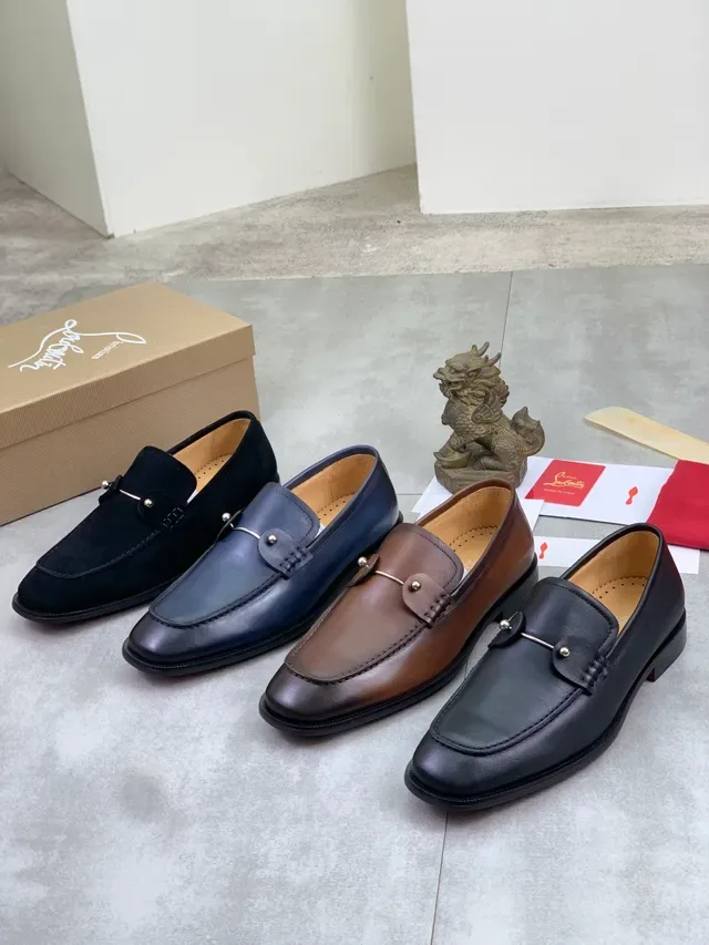 Christian Louboutin Horsebit Loafer Black Suede Loafers 2