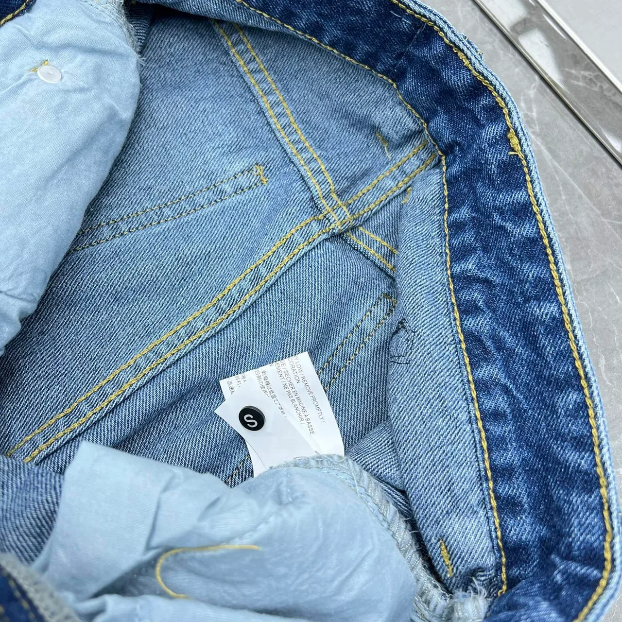 Chrome Hearts Cross Appliqué Medium Wash Blue Jeans 8
