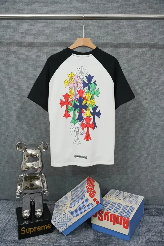 Chrome Hearts Cross Embroidery Raglan Sleeve T-Shirt 2