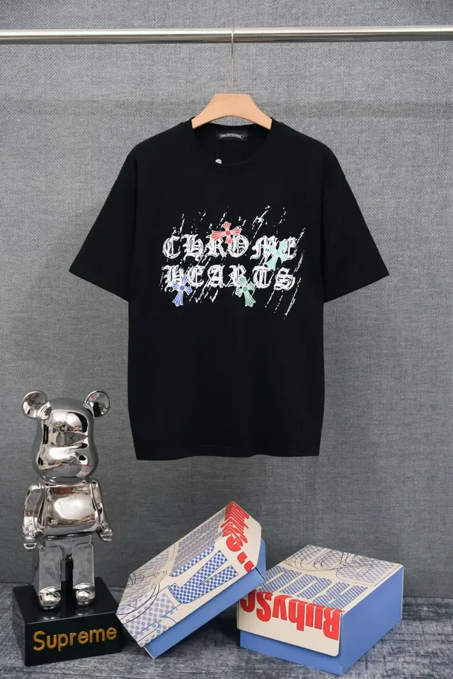 Chrome Hearts Graphic Print Cross Motif White T-Shirt 3