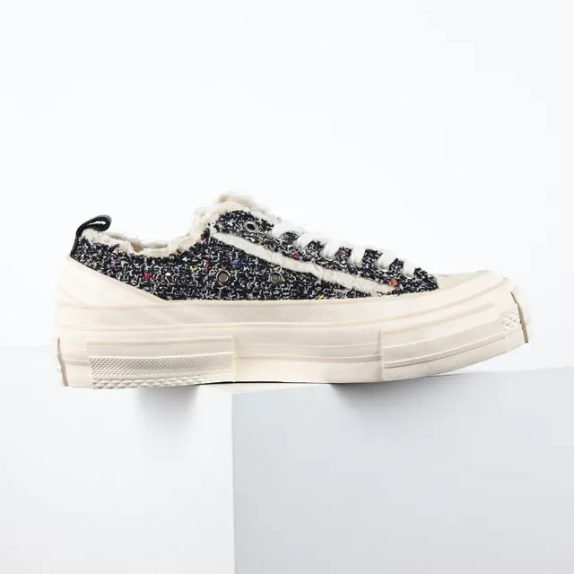 Converse Tweed Shearling Collar Low-Top Lifestyle Sneakers 7