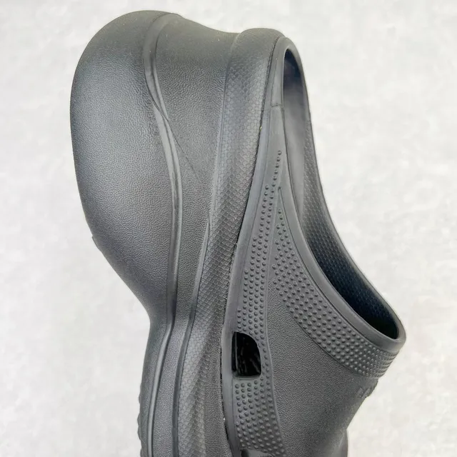 Crocs Echo Clog Black Molded Foam Platform Clog 5