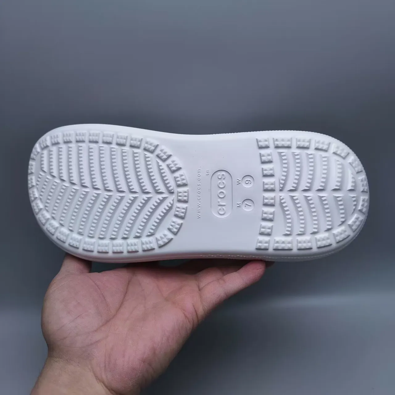 Crocs Echo Clog White Molded Foam Platform Clog 3