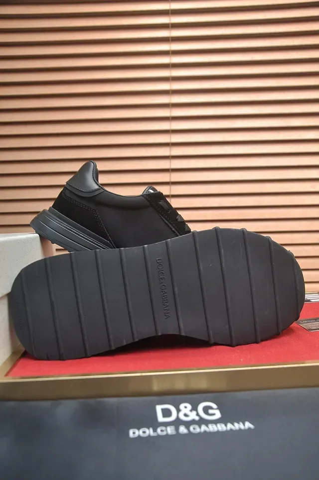 DC Shoes Black Monochrome Suede And Synthetic Overlay Lifestyle Sneakers 7