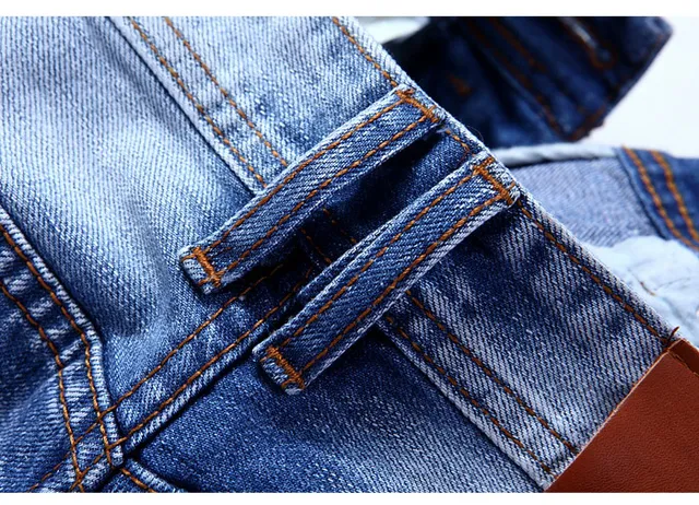 Diesel KROKEM Blue Brown Distressed Slim-Straight Fit Jeans 9