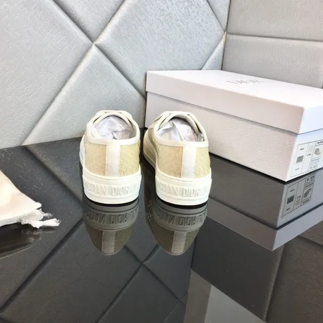 Dior B23 Beige Perforated Textile Lifestyle Sneakers 5