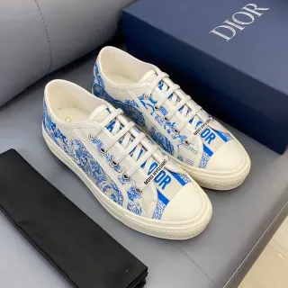 Dior B23 Blue Chinoiserie Print Lifestyle Sneakers