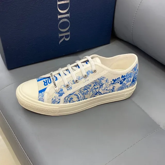Dior B23 Blue Chinoiserie Print Lifestyle Sneakers 5