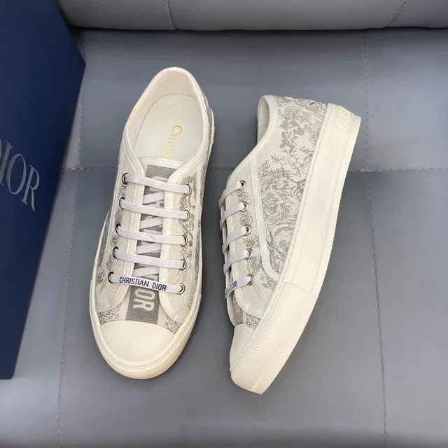 Dior B23 Canvas Print Low-Top Lifestyle Sneakers 3