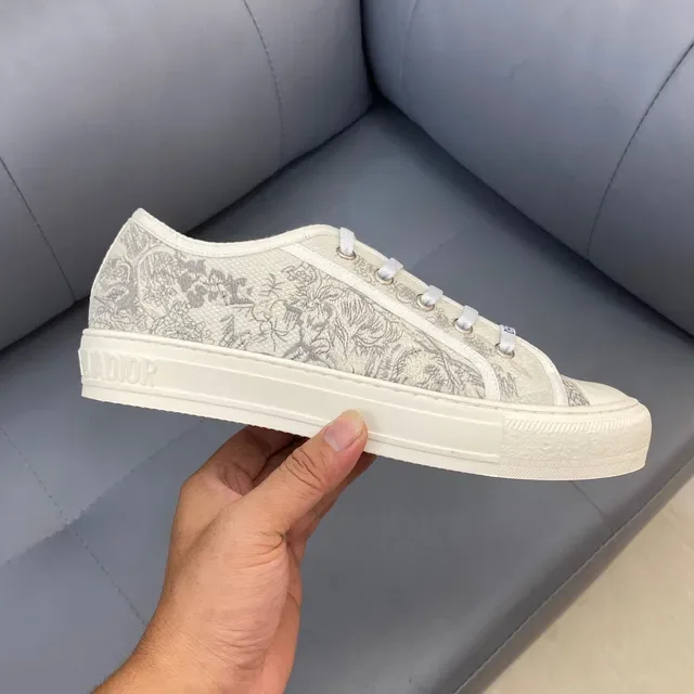Dior B23 Canvas Print Low-Top Lifestyle Sneakers 5