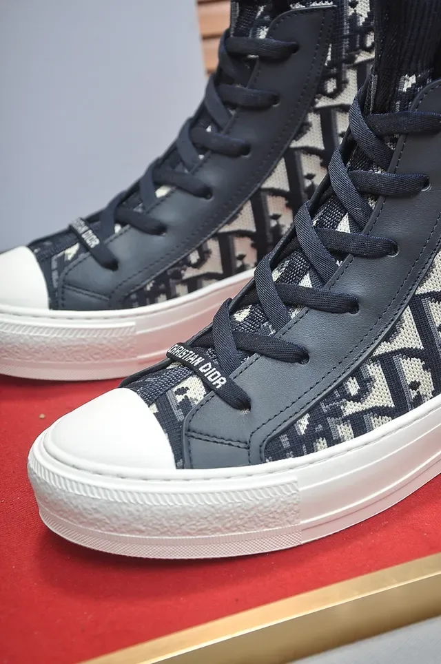 Dior B23 Monogram Canvas High-Top Lifestyle Sneakers 2
