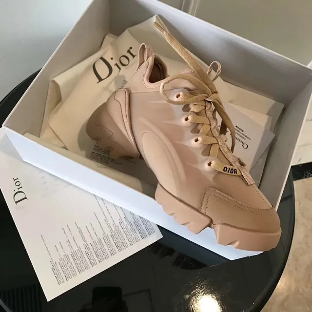 Dior B23 Nude Monochrome Chunky Sneakers 5