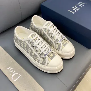 Dior B23 Oblique Monogram White Gray Lifestyle Sneakers
