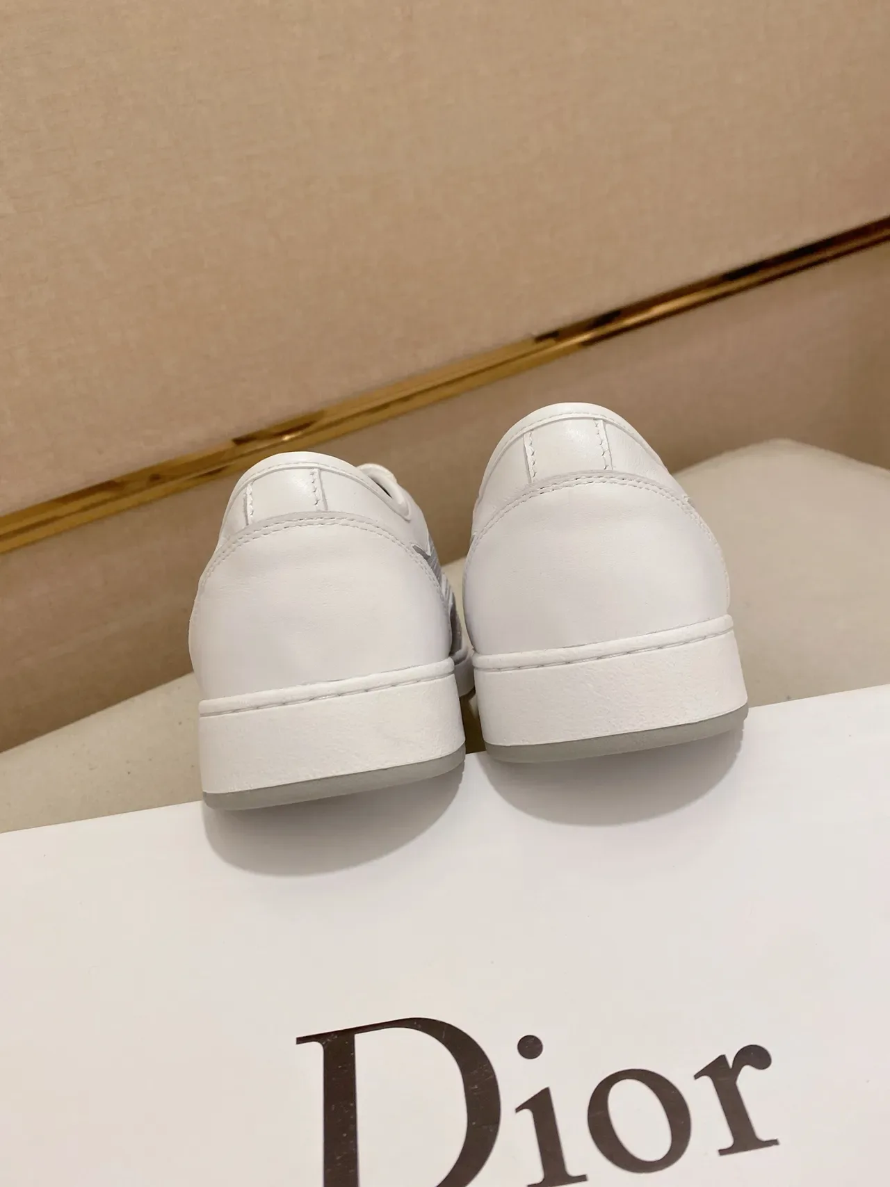 Dior B23 White and Blue Perforated Mesh Lifestyle Sneakers 2