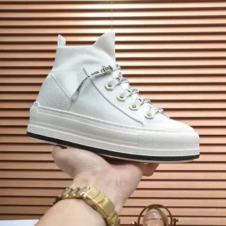 Dior B23 أبيض كولار جوارب منصة أسلوب حياة حذاء رياضي