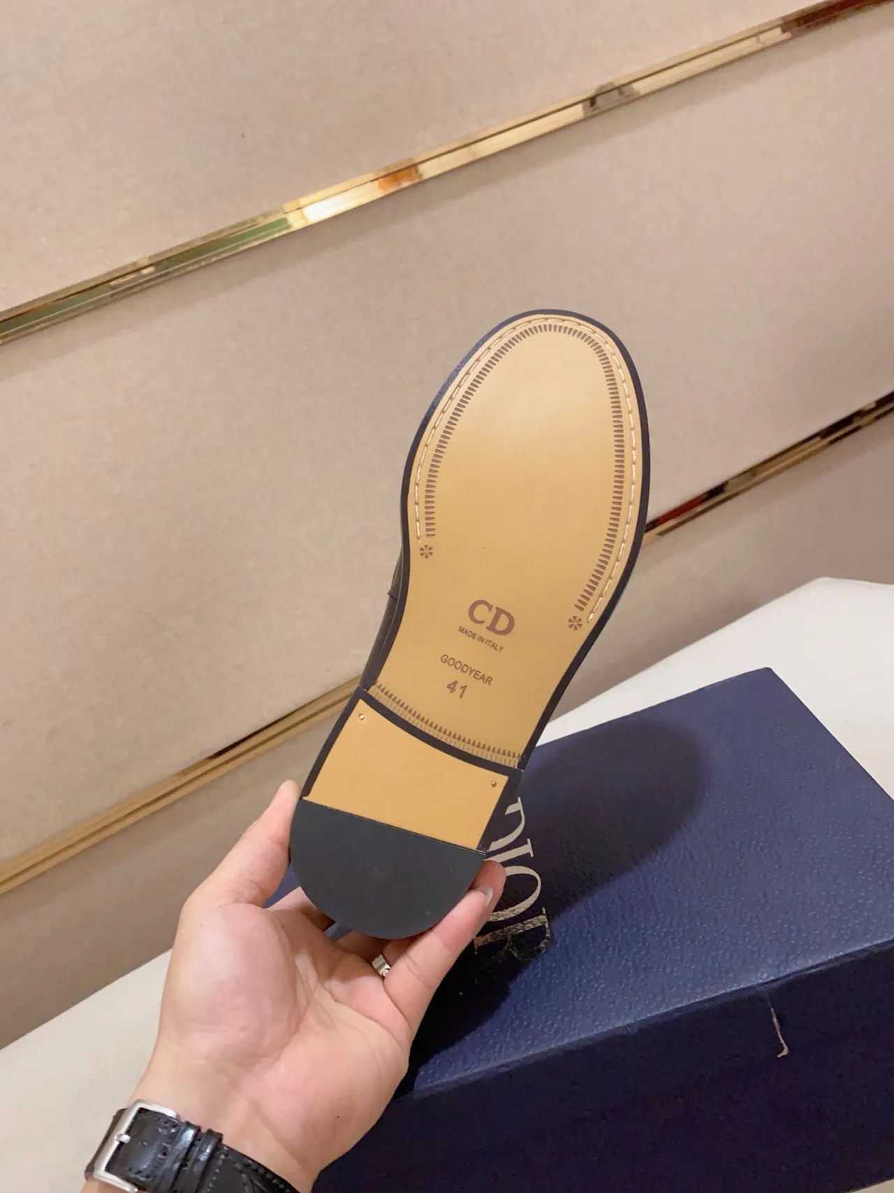 Dior Black Leather Horsebit Hardware Loafer 2