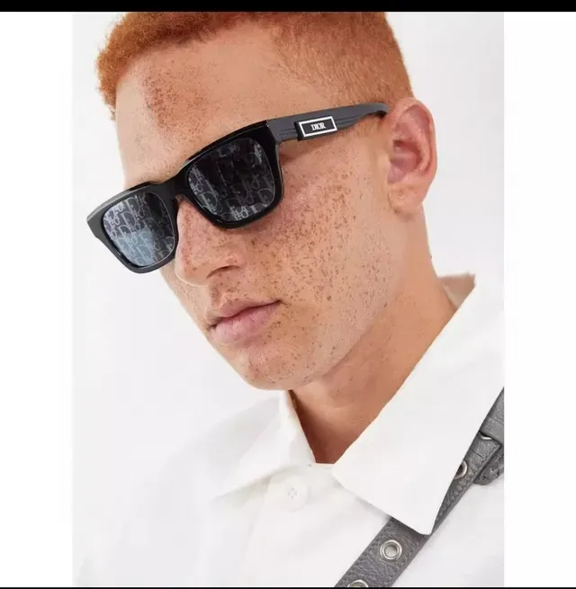 Dior Rectangular Acetate Gradient Blue Sunglasses 2