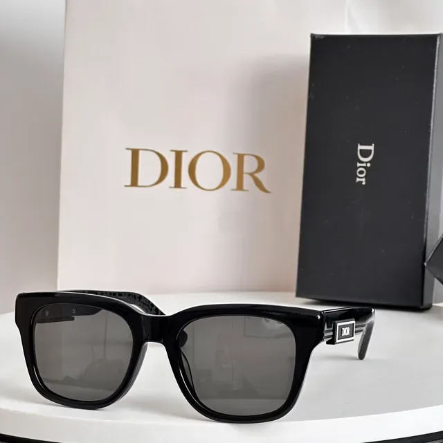 Dior Rectangular Acetate Gradient Blue Sunglasses 5