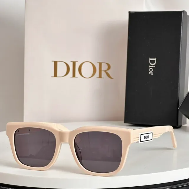 Dior Rectangular Acetate Gradient Blue Sunglasses 8