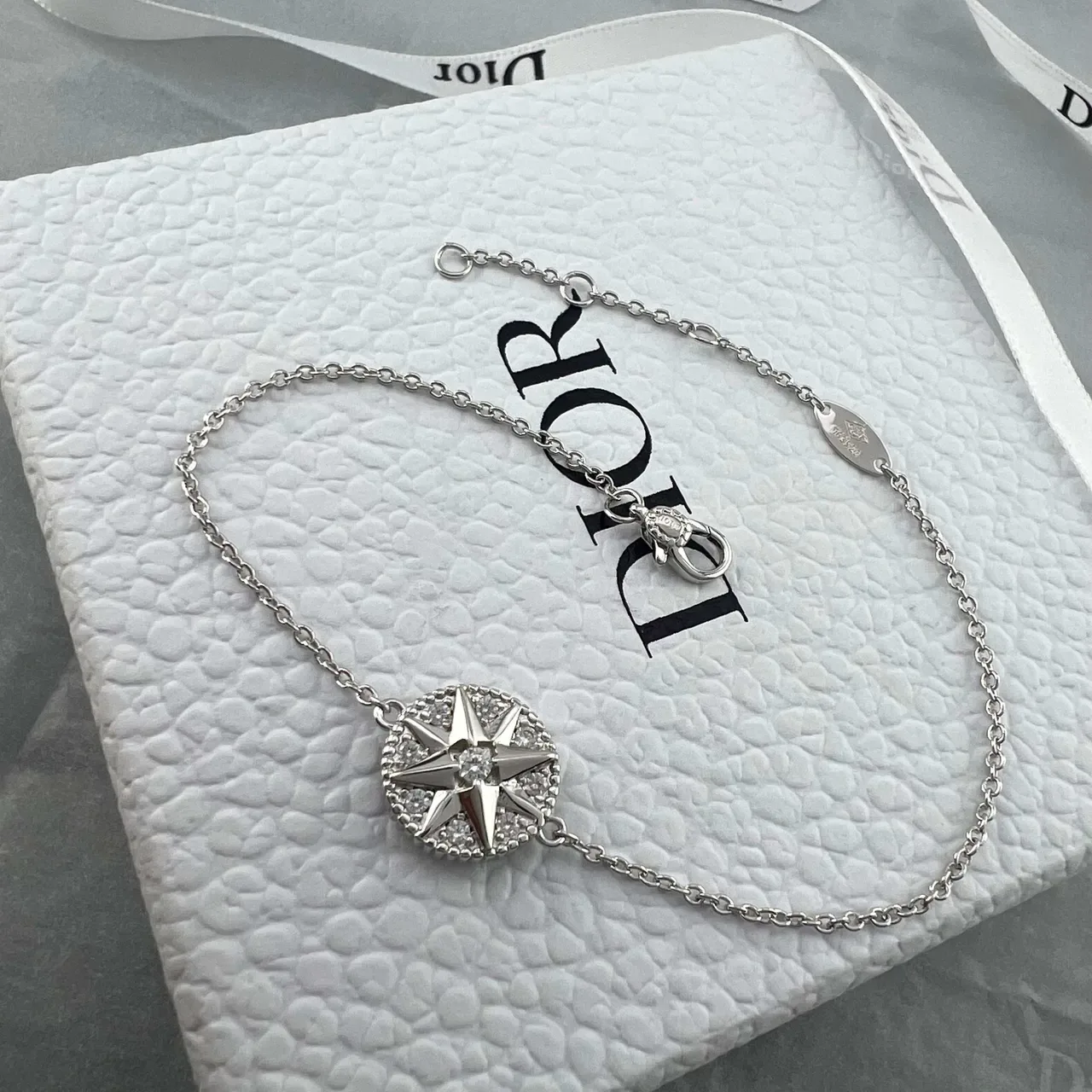 Dior Rose des Vents Pavé كريستال Compass-Star أساور 2