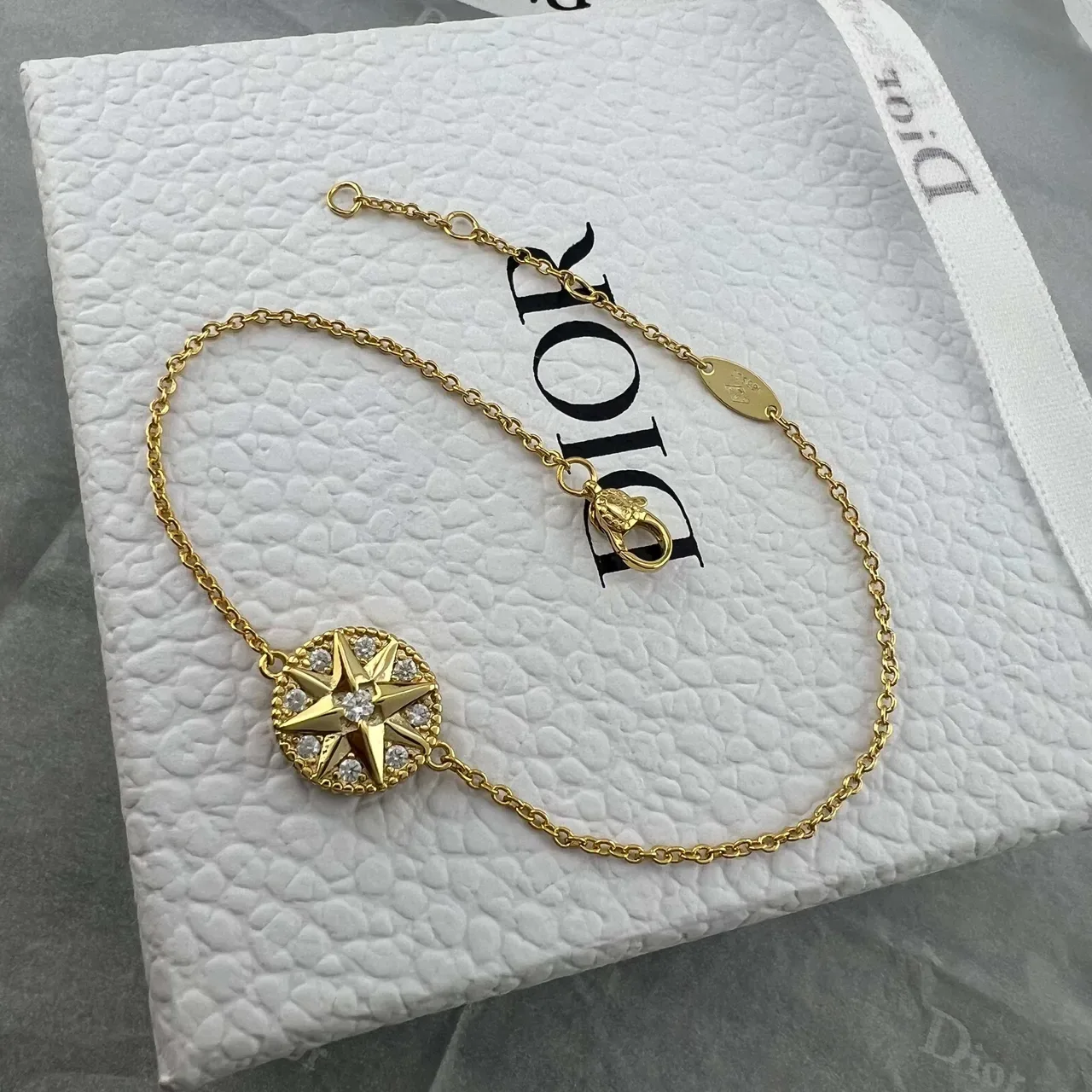 Dior Rose des Vents Pavé كريستال Compass-Star أساور 3