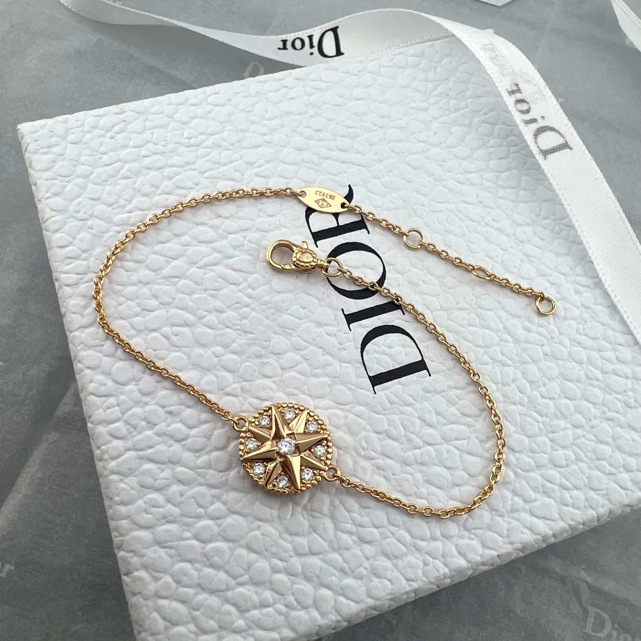Dior Rose des Vents Pavé كريستال Compass-Star أساور 4