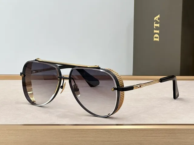 DITA Mach Eight Lunettes de Soleil Aviateur à Double Teinte 3