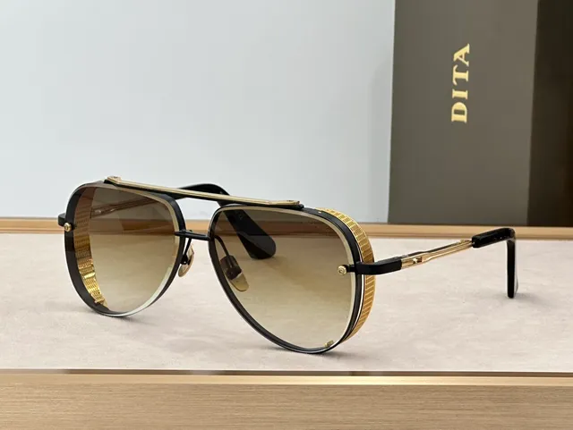 DITA Mach Eight Lunettes de Soleil Aviateur à Double Teinte 4