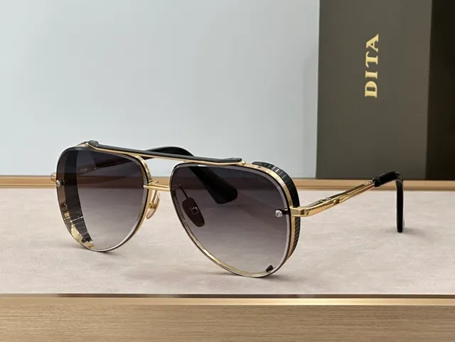 DITA Mach Eight Lunettes de Soleil Aviateur à Double Teinte 5