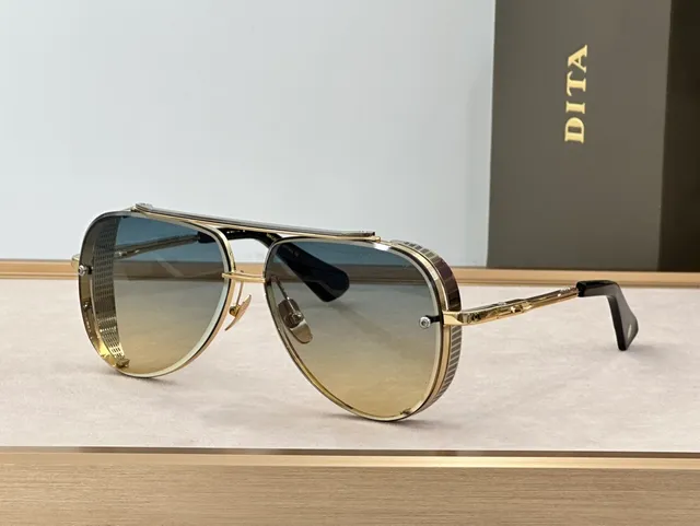 DITA Mach Eight Lunettes de Soleil Aviateur à Double Teinte 6