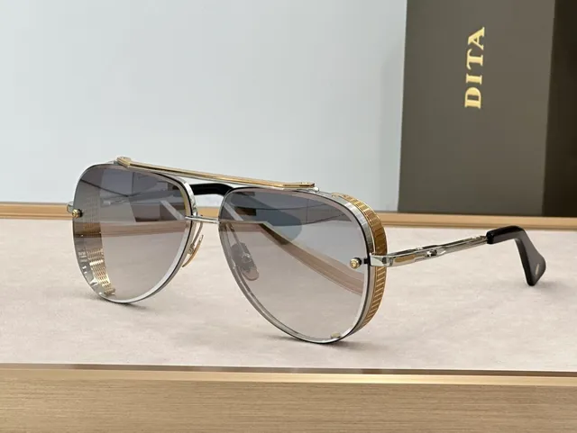 DITA Mach Eight Lunettes de Soleil Aviateur à Double Teinte 7