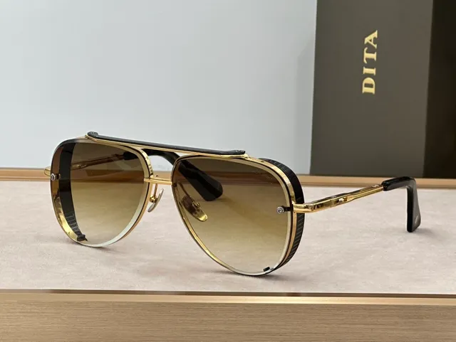 DITA Mach Eight Lunettes de Soleil Aviateur à Double Teinte 8