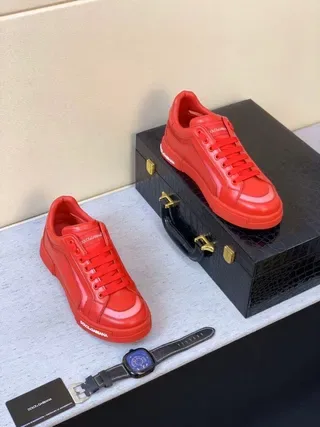 Dolce & Gabbana Portofino Red sneakers lifestyle 2