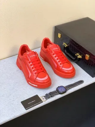 Dolce & Gabbana Portofino Red sneakers lifestyle 3