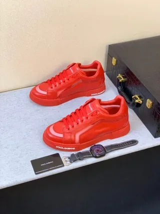 Dolce & Gabbana Portofino Red sneakers lifestyle 7