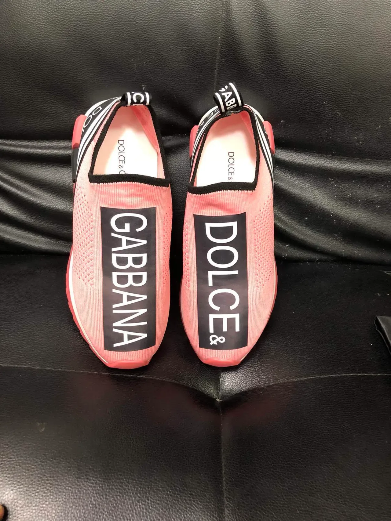 Dolce & Gabbana Speed Trainer Tênis Lifestyle Slip-On Rosa 3